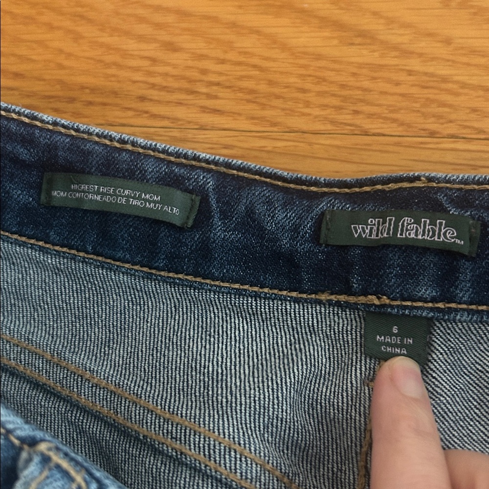 Highest rise curvy mom jean - wild fable - Picture 2 of 4